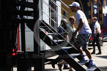 World © Octane Photographic Ltd. Formula 1 – Austrian GP - Paddock. Mercedes AMG Petronas Motorsport AMG F1 W10 EQ Power+ - Lewis Hamilton. Red Bull Ring, Spielberg, Styria, Austria. Saturday 29th June 2019.
