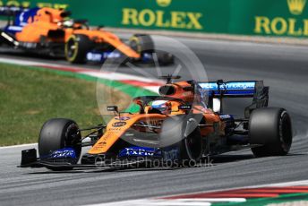 World © Octane Photographic Ltd. Formula 1 – Austrian GP - Practice 2. McLaren MCL34 – Carlos Sainz. Red Bull Ring, Spielberg, Styria, Austria. Friday 28th June 2019.