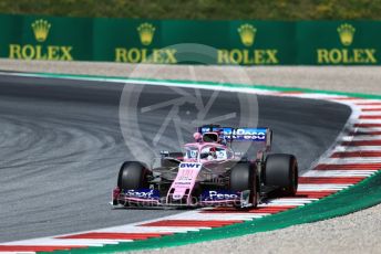 World © Octane Photographic Ltd. Formula 1 – Austrian GP - Practice 2. SportPesa Racing Point RP19 - Sergio Perez. Red Bull Ring, Spielberg, Styria, Austria. Friday 28th June 2019.