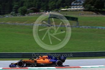 World © Octane Photographic Ltd. Formula 1 – Austrian GP - Practice 2. McLaren MCL34 – Carlos Sainz. Red Bull Ring, Spielberg, Styria, Austria. Friday 28th June 2019.