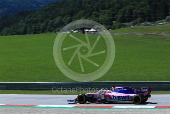 World © Octane Photographic Ltd. Formula 1 – Austrian GP - Practice 2. SportPesa Racing Point RP19 - Sergio Perez. Red Bull Ring, Spielberg, Styria, Austria. Friday 28th June 2019.