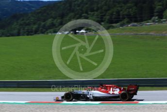 World © Octane Photographic Ltd. Formula 1 – Austrian GP - Practice 2. Alfa Romeo Racing C38 – Kimi Raikkonen. Red Bull Ring, Spielberg, Styria, Austria. Friday 28th June 2019.