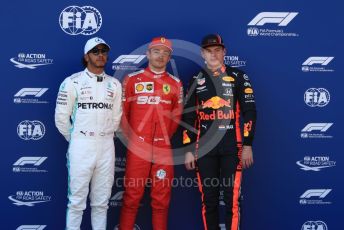 World © Octane Photographic Ltd. Formula 1 – Austrian GP - Qualifying. Scuderia Ferrari SF90 – Charles Leclerc, Mercedes AMG Petronas Motorsport AMG F1 W10 EQ Power+ - Lewis Hamilton and Aston Martin Red Bull Racing RB15 – Max Verstappen. Red Bull Ring, Spielberg, Styria, Austria. Saturday 29th June 2019.