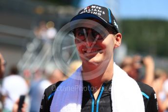 World © Octane Photographic Ltd. Formula 1 – Austrian GP - Drivers Parade. ROKiT Williams Racing FW 42 – George Russell. Red Bull Ring, Spielberg, Styria, Austria. Sunday 30th June 2019