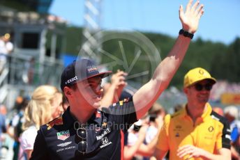 World © Octane Photographic Ltd. Formula 1 – Austrian GP - Drivers Parade. Aston Martin Red Bull Racing RB15 – Max Verstappen. Red Bull Ring, Spielberg, Styria, Austria. Sunday 30th June 2019