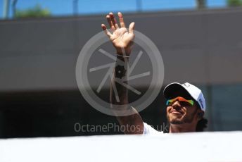 World © Octane Photographic Ltd. Formula 1 – Austrian GP - Drivers Parade. Mercedes AMG Petronas Motorsport AMG F1 W10 EQ Power+ - Lewis Hamilton. Red Bull Ring, Spielberg, Styria, Austria. Sunday 30th June 2019