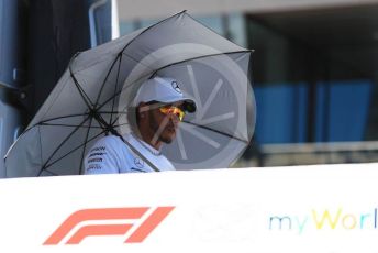World © Octane Photographic Ltd. Formula 1 – Austrian GP - Drivers Parade. Mercedes AMG Petronas Motorsport AMG F1 W10 EQ Power+ - Lewis Hamilton. Red Bull Ring, Spielberg, Styria, Austria. Sunday 30th June 2019