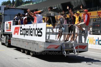 World © Octane Photographic Ltd. Formula 1 – Austrian GP - Drivers Parade. Scuderia Ferrari SF90 – Charles Leclerc. Red Bull Ring, Spielberg, Styria, Austria. Sunday 30th June 2019