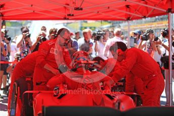 World © Octane Photographic Ltd. Formula 1 – Austrian GP - Grid. Scuderia Ferrari SF90 – Charles Leclerc. Red Bull Ring, Spielberg, Styria, Austria. Sunday 30th June 2019