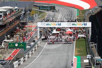 World © Octane Photographic Ltd. Formula 1 – Austrian GP. The Grid . Red Bull Ring, Spielberg, Styria, Austria. Sunday 30th June 2019