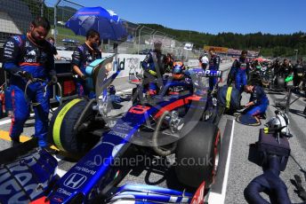 World © Octane Photographic Ltd. Formula 1 – Austrian GP - Grid. Scuderia Toro Rosso STR14 – Daniil Kvyat. Red Bull Ring, Spielberg, Styria, Austria. Sunday 30th June 2019