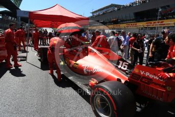World © Octane Photographic Ltd. Formula 1 – Austrian GP - Grid. Scuderia Ferrari SF90 – Charles Leclerc. Red Bull Ring, Spielberg, Styria, Austria. Sunday 30th June 2019
