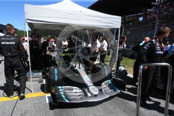 World © Octane Photographic Ltd. Formula 1 – Austrian GP - Grid. Mercedes AMG Petronas Motorsport AMG F1 W10 EQ Power+ - Valtteri Bottas. Red Bull Ring, Spielberg, Styria, Austria. Sunday 30th June 2019