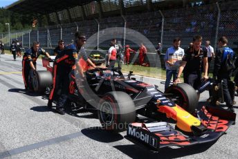 World © Octane Photographic Ltd. Formula 1 – Austrian GP - Grid. Aston Martin Red Bull Racing RB15 – Pierre Gasly. Red Bull Ring, Spielberg, Styria, Austria. Sunday 30th June 2019