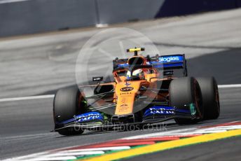 World © Octane Photographic Ltd. Formula 1 – Austrian GP - Practice 1. McLaren MCL34 – Lando Norris. Red Bull Ring, Spielberg, Styria, Austria. Friday 28th June 2019.