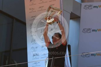 World © Octane Photographic Ltd. Formula 1 - British GP – Podium. Toyoharu Tanube - Honda Performance Development (HPD) Senior Manager. Red Bull Ring, Spielberg, Styria, Austria. Sunday 30th June 2019