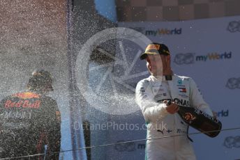 World © Octane Photographic Ltd. Formula 1 – Austrian GP - Podium. Mercedes AMG Petronas Motorsport AMG F1 W10 EQ Power+ - Valtteri Bottas. Red Bull Ring, Spielberg, Styria, Austria. Sunday 30th June 2019