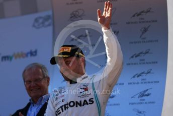 World © Octane Photographic Ltd. Formula 1 – Austrian GP - Podium. Mercedes AMG Petronas Motorsport AMG F1 W10 EQ Power+ - Valtteri Bottas. Red Bull Ring, Spielberg, Styria, Austria. Sunday 30th June 2019