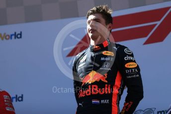 World © Octane Photographic Ltd. Formula 1 – Austrian GP - Podium. Aston Martin Red Bull Racing RB15 – Max Verstappen. Red Bull Ring, Spielberg, Styria, Austria. Sunday 30th June 2019