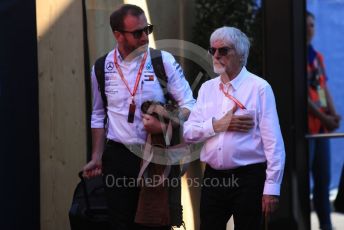 World © Octane Photographic Ltd. Formula 1 - Austrian GP - Paddock. Bernie Ecclestone. Silverstone Circuit, Towcester, Northamptonshire. Sunday 14th July 2019.