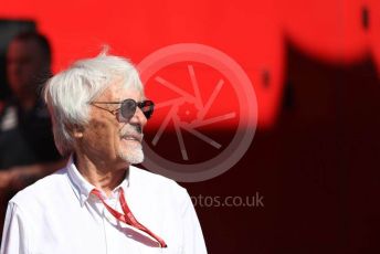 World © Octane Photographic Ltd. Formula 1 - Austrian GP - Paddock. Bernie Ecclestone. Silverstone Circuit, Towcester, Northamptonshire. Sunday 14th July 2019.