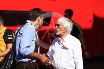 World © Octane Photographic Ltd. Formula 1 - Austrian GP - Paddock. Bernie Ecclestone. Silverstone Circuit, Towcester, Northamptonshire. Sunday 14th July 2019.