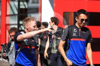 World © Octane Photographic Ltd. Formula 1 – Austrian GP - Paddock. Scuderia Toro Rosso STR14 – Alexander Albon. Red Bull Ring, Spielberg, Styria, Austria. Sunday 30th June 2019
