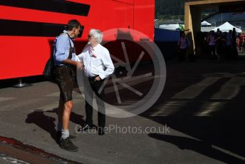 World © Octane Photographic Ltd. Formula 1 - Austrian GP - Paddock. Bernie Ecclestone. Silverstone Circuit, Towcester, Northamptonshire. Sunday 14th July 2019.
