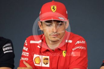 World © Octane Photographic Ltd. Formula 1 – Austrian GP - Paddock. FIA Drivers Press Conference. Scuderia Ferrari SF90 – Charles Leclerc. Red Bull Ring, Spielberg, Styria, Austria. Thursday 27th June 2019.