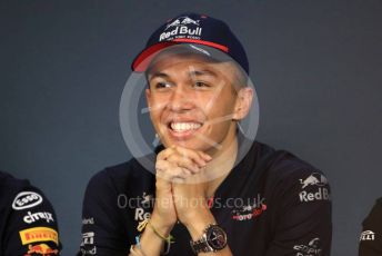 World © Octane Photographic Ltd. Formula 1 – Austrian GP - Paddock. FIA Drivers Press Conference. Scuderia Toro Rosso STR14 – Alexander Albon. Red Bull Ring, Spielberg, Styria, Austria. Thursday 27th June 2019.