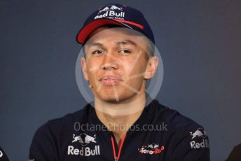 World © Octane Photographic Ltd. Formula 1 – Austrian GP - Paddock. FIA Drivers Press Conference. Scuderia Toro Rosso STR14 – Alexander Albon. Red Bull Ring, Spielberg, Styria, Austria. Thursday 27th June 2019.