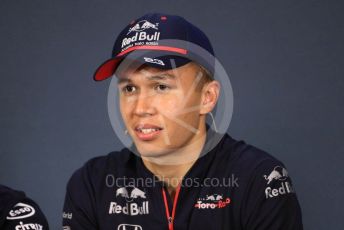 World © Octane Photographic Ltd. Formula 1 – Austrian GP - Paddock. FIA Drivers Press Conference. Scuderia Toro Rosso STR14 – Alexander Albon. Red Bull Ring, Spielberg, Styria, Austria. Thursday 27th June 2019.