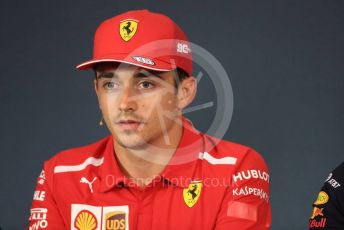 World © Octane Photographic Ltd. Formula 1 – Austrian GP - Paddock. FIA Drivers Press Conference. Scuderia Ferrari SF90 – Charles Leclerc. Red Bull Ring, Spielberg, Styria, Austria. Thursday 27th June 2019.