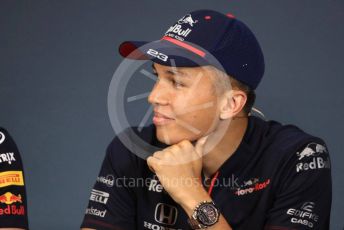 World © Octane Photographic Ltd. Formula 1 – Austrian GP - Paddock. FIA Drivers Press Conference. Scuderia Toro Rosso STR14 – Alexander Albon. Red Bull Ring, Spielberg, Styria, Austria. Thursday 27th June 2019.