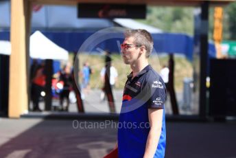 World © Octane Photographic Ltd. Formula 1 – Austrian GP - Paddock. Scuderia Toro Rosso STR14 – Daniil Kvyat. Red Bull Ring, Spielberg, Styria, Austria. Thursday 27th June 2019.