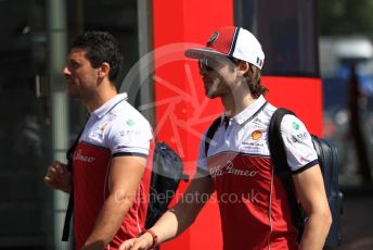 World © Octane Photographic Ltd. Formula 1 – Austrian GP - Paddock. Alfa Romeo Racing C38 – Antonio Giovinazzi. Red Bull Ring, Spielberg, Styria, Austria. Thursday 27th June 2019.