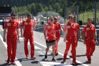 World © Octane Photographic Ltd. Formula 1 – Austrian GP - Pit Lane. Scuderia Ferrari SF90 – Sebastian Vettel. Red Bull Ring, Spielberg, Styria, Austria. Thursday 27th June 2019.