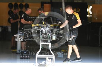 World © Octane Photographic Ltd. Formula 1 – Austrian GP - Pit Lane. Renault Sport F1 Team RS19. Red Bull Ring, Spielberg, Styria, Austria. Thursday 27th June 2019.