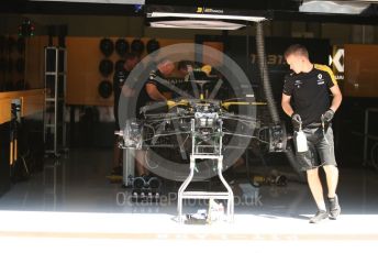 World © Octane Photographic Ltd. Formula 1 – Austrian GP - Pit Lane. Renault Sport F1 Team RS19. Red Bull Ring, Spielberg, Styria, Austria. Thursday 27th June 2019.