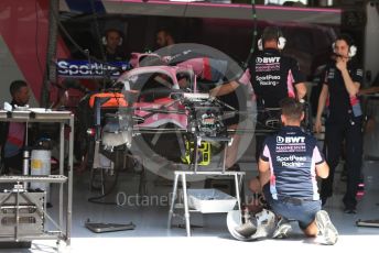 World © Octane Photographic Ltd. Formula 1 – Austrian GP - Pit Lane. SportPesa Racing Point RP19. Red Bull Ring, Spielberg, Styria, Austria. Thursday 27th June 2019.