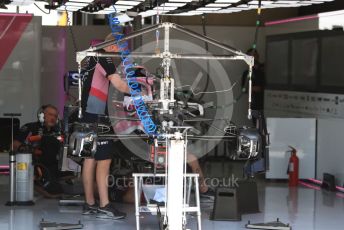 World © Octane Photographic Ltd. Formula 1 – Austrian GP - Pit Lane. SportPesa Racing Point RP19. Red Bull Ring, Spielberg, Styria, Austria. Thursday 27th June 2019.