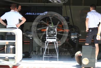 World © Octane Photographic Ltd. Formula 1 – Austrian GP - Pit Lane. McLaren MCL34. Red Bull Ring, Spielberg, Styria, Austria. Thursday 27th June 2019.