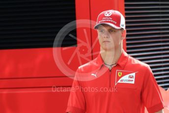 World © Octane Photographic Ltd. Formula 1 – Austrian GP - Paddock. Prema Racing – Mick Schumacher. Red Bull Ring, Spielberg, Styria, Austria. Thursday 27th June 2019.