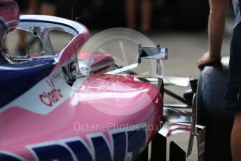 World © Octane Photographic Ltd. Formula 1 – Austrian GP - Paddock. SportPesa Racing Point RP19. Red Bull Ring, Spielberg, Styria, Austria. Thursday 27th June 2019.