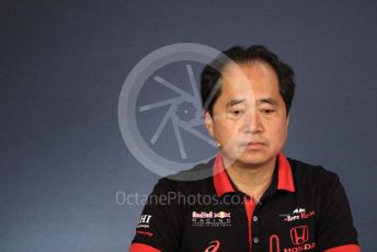 World © Octane Photographic Ltd. Formula 1 - Austrian GP – Friday FIA Team Press Conference. Toyoharu Tanube - Honda Performance Development (HPD) Senior Manager. Red Bull Ring, Spielberg, Styria, Austria. Thursday 27th June 2019.