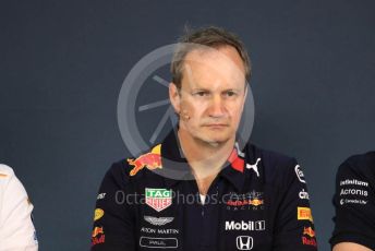 World © Octane Photographic Ltd. Formula 1 - Austrian GP – Friday FIA Team Press Conference. Paul Monaghan - Chief Engineer of Red Bull Racing. Red Bull Ring, Spielberg, Styria, Austria. Thursday 27th June 2019.