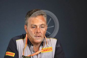 World © Octane Photographic Ltd. Formula 1 - Austrian GP – Friday FIA Team Press Conference. Mario Isola – Pirelli Head of Car Racing. Red Bull Ring, Spielberg, Styria, Austria. Thursday 27th June 2019.