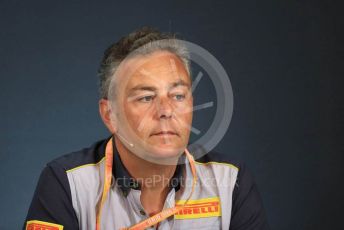 World © Octane Photographic Ltd. Formula 1 - Austrian GP – Friday FIA Team Press Conference. Mario Isola – Pirelli Head of Car Racing. Red Bull Ring, Spielberg, Styria, Austria. Thursday 27th June 2019.