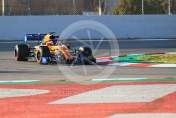 World © Octane Photographic Ltd. Formula 1 – Winter Testing - Test 1 - Day 1. McLaren MCL34 – Carlos Sainz. Circuit de Barcelona-Catalunya. Monday 18th February 2019.