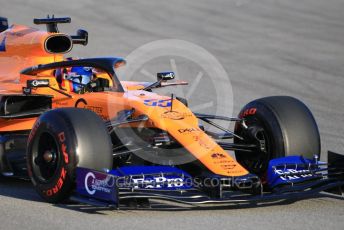 World © Octane Photographic Ltd. Formula 1 – Winter Testing - Test 1 - Day 1. McLaren MCL34 – Carlos Sainz. Circuit de Barcelona-Catalunya. Monday 18th February 2019.